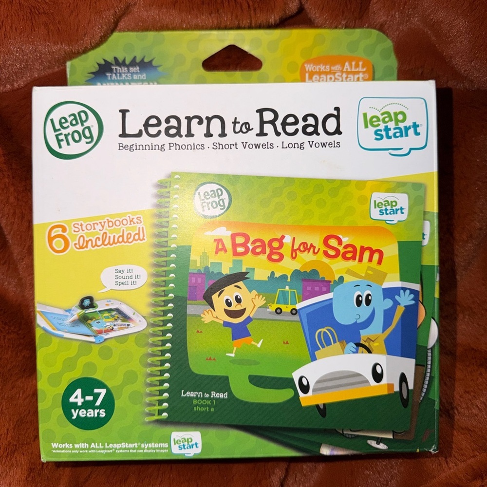 LeapFrog, LeapStart Learn to Read Volume 1, 6 Book Set *missing 1 book*